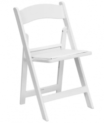 White Resin Chair