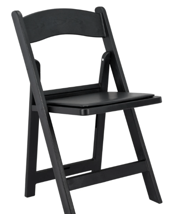 Black Resin Chair