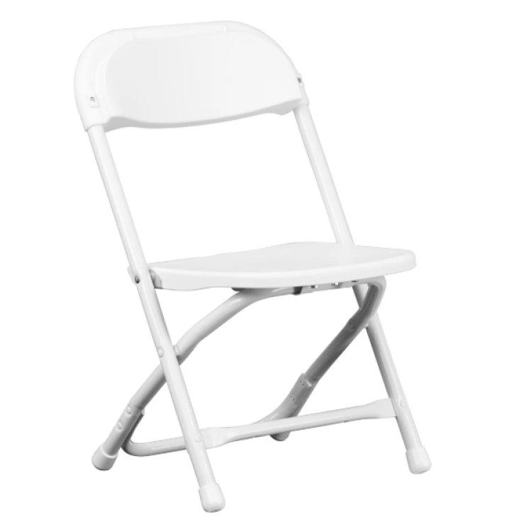Child White Plastic Chair