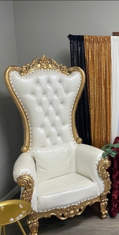 Gold Throne Chair